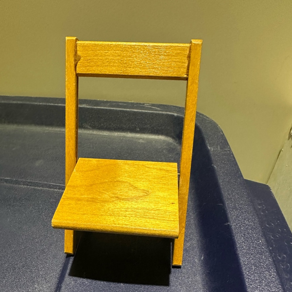 Strombecker Vintage Wooden Doll Chair